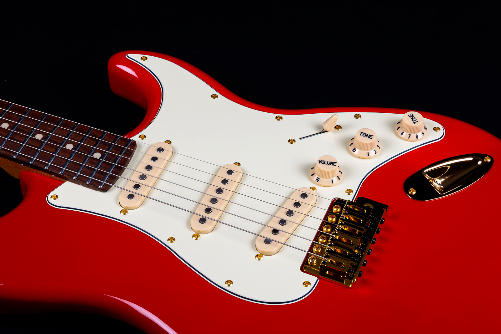 Jet Guitars Js380 Rd G 3s Trem Rw - Red - Elektrische gitaar in Strat vorm - Variation 4