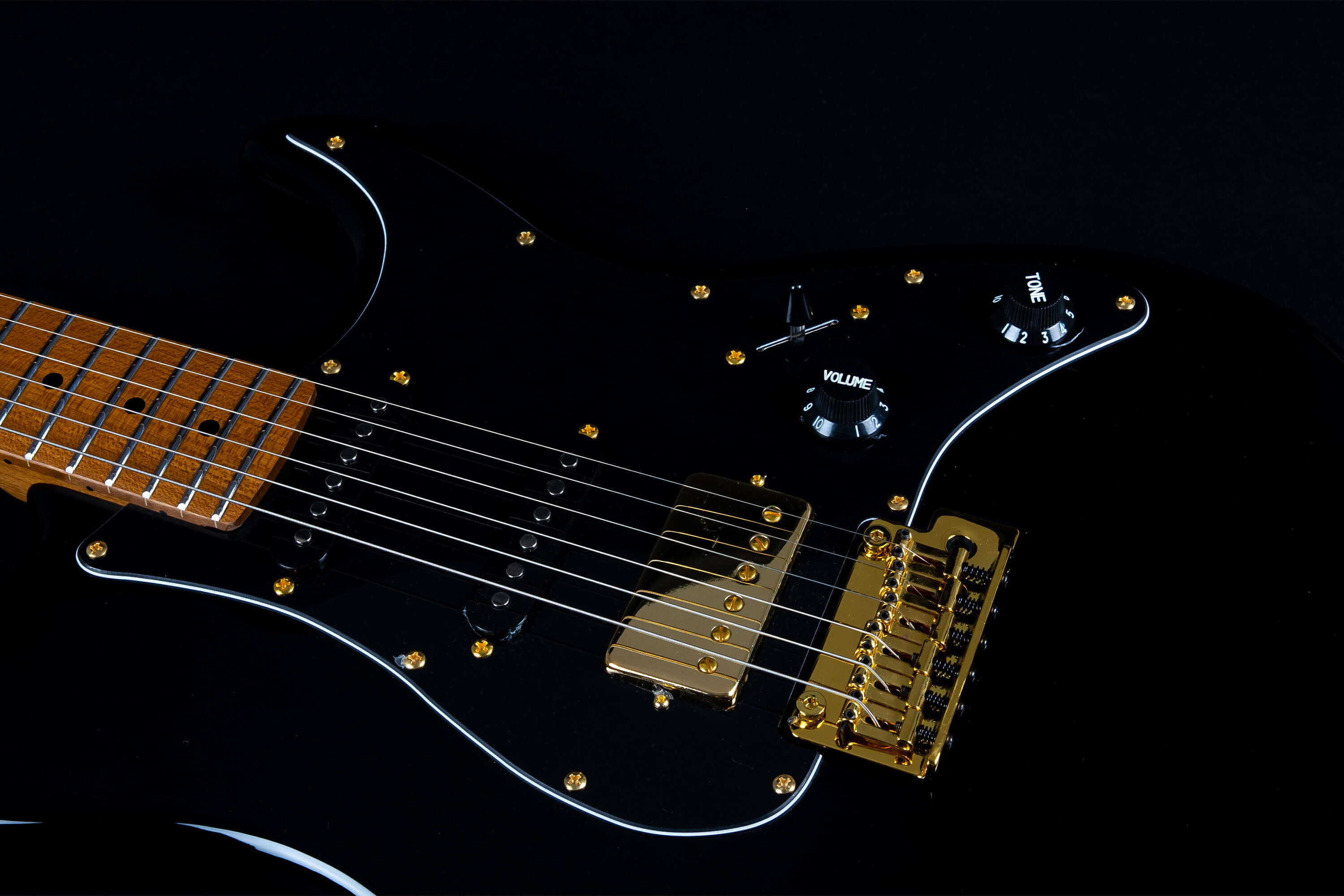 Jet Guitars Js400 Bk G Hss Ht Rw - Black - Elektrische gitaar in Str-vorm - Variation 3