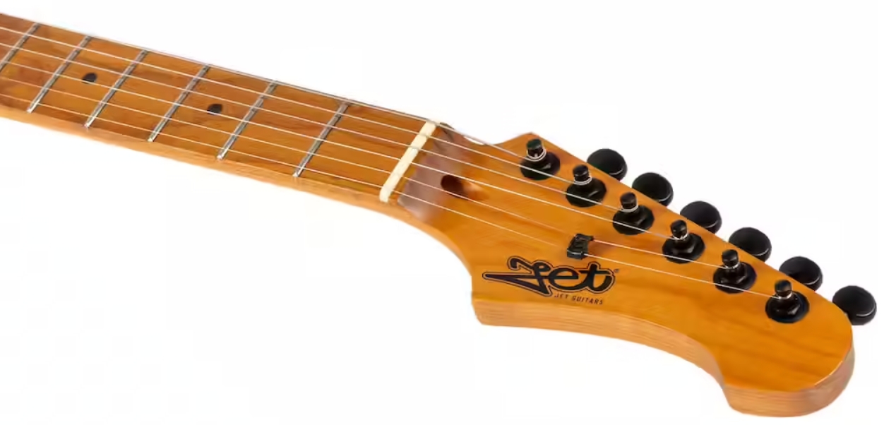 Jet Guitars Js500 Mbk 2h Trem Mn - Matt Black - Elektrische gitaar in Strat vorm - Variation 4