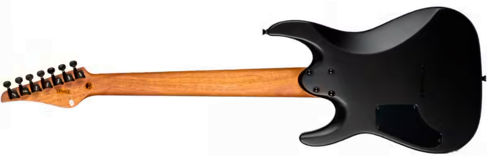 Jet Guitars Js507 Stygian 7c Baritone 2h Ht Rw - Satin Black - Bariton elektrische gitaar - Variation 1