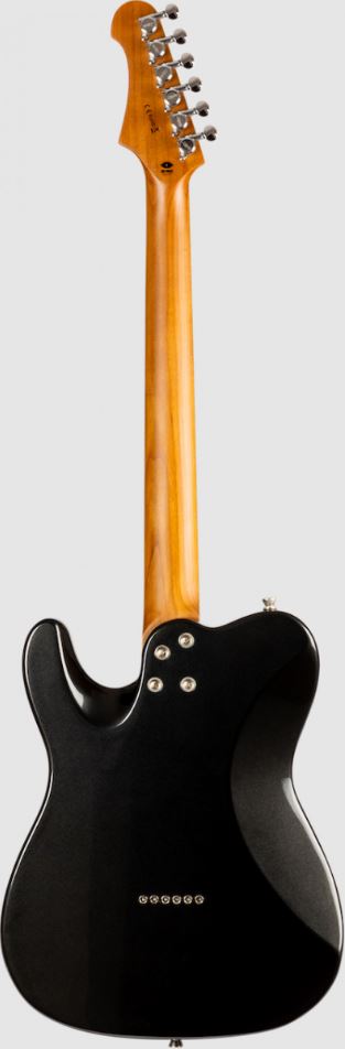 Jet Guitars Jt350 Bk R Hh Ht Rw - Black - Televorm elektrische gitaar - Variation 1