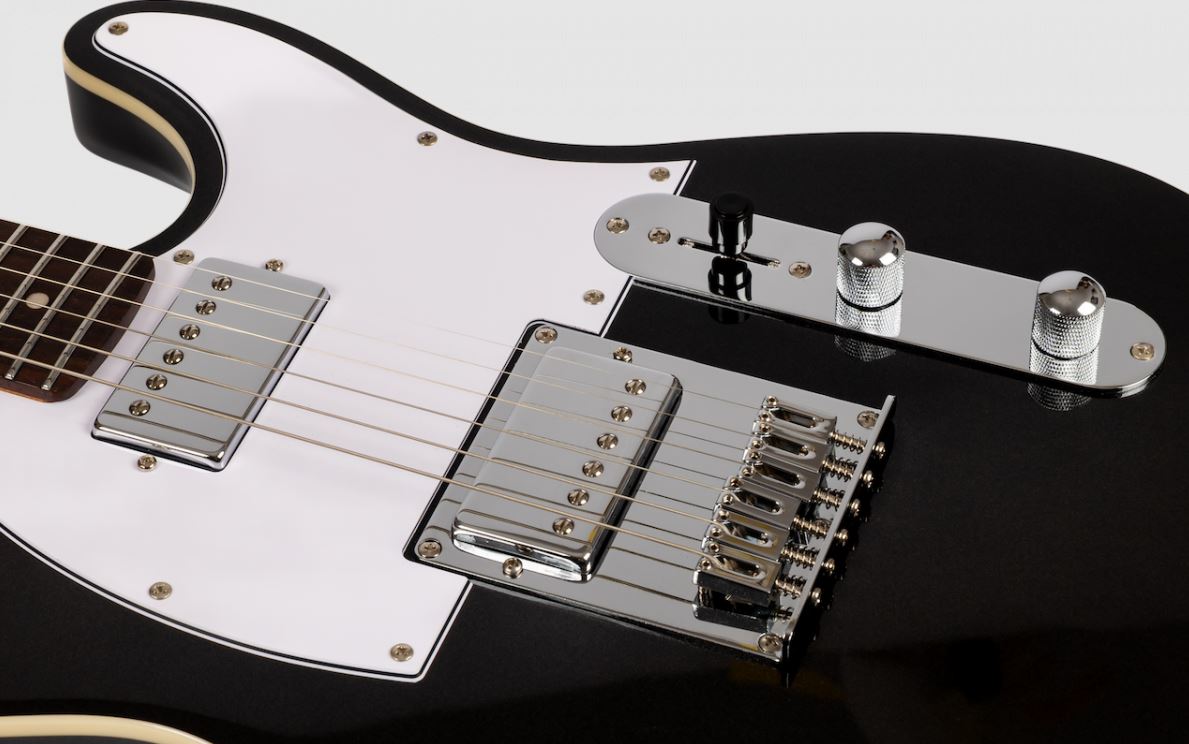 Jet Guitars Jt350 Bk R Hh Ht Rw - Black - Televorm elektrische gitaar - Variation 3
