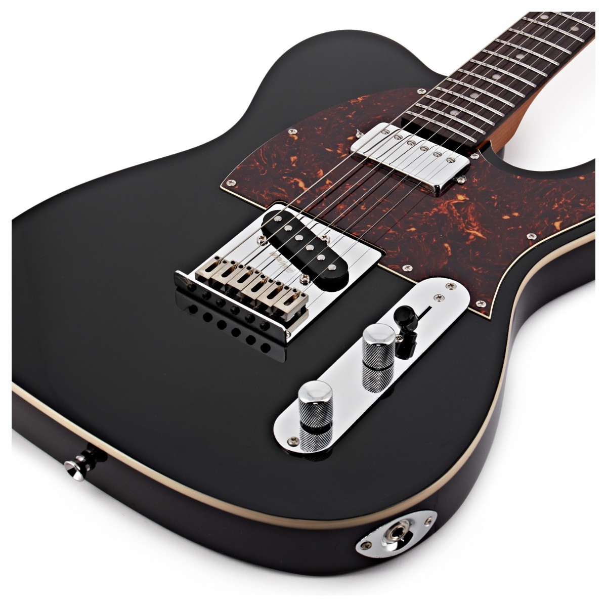 Jet Guitars Jt350 Bk R Hs Ht Rw - Black - Televorm elektrische gitaar - Variation 3