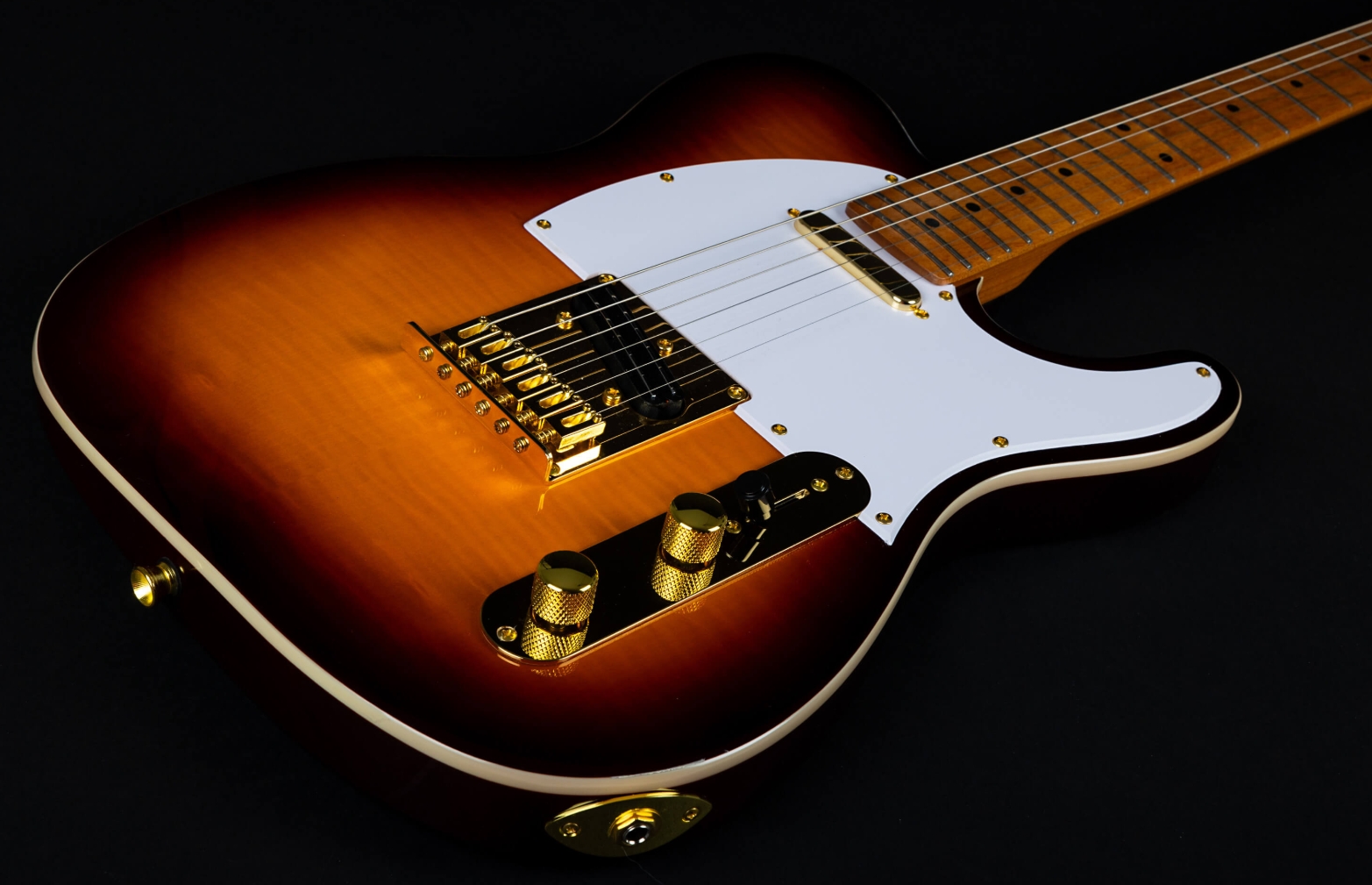 Jet Guitars Jt600 Bs G Hs Ht Gh Mn - Tobacco Burst - Televorm elektrische gitaar - Variation 3