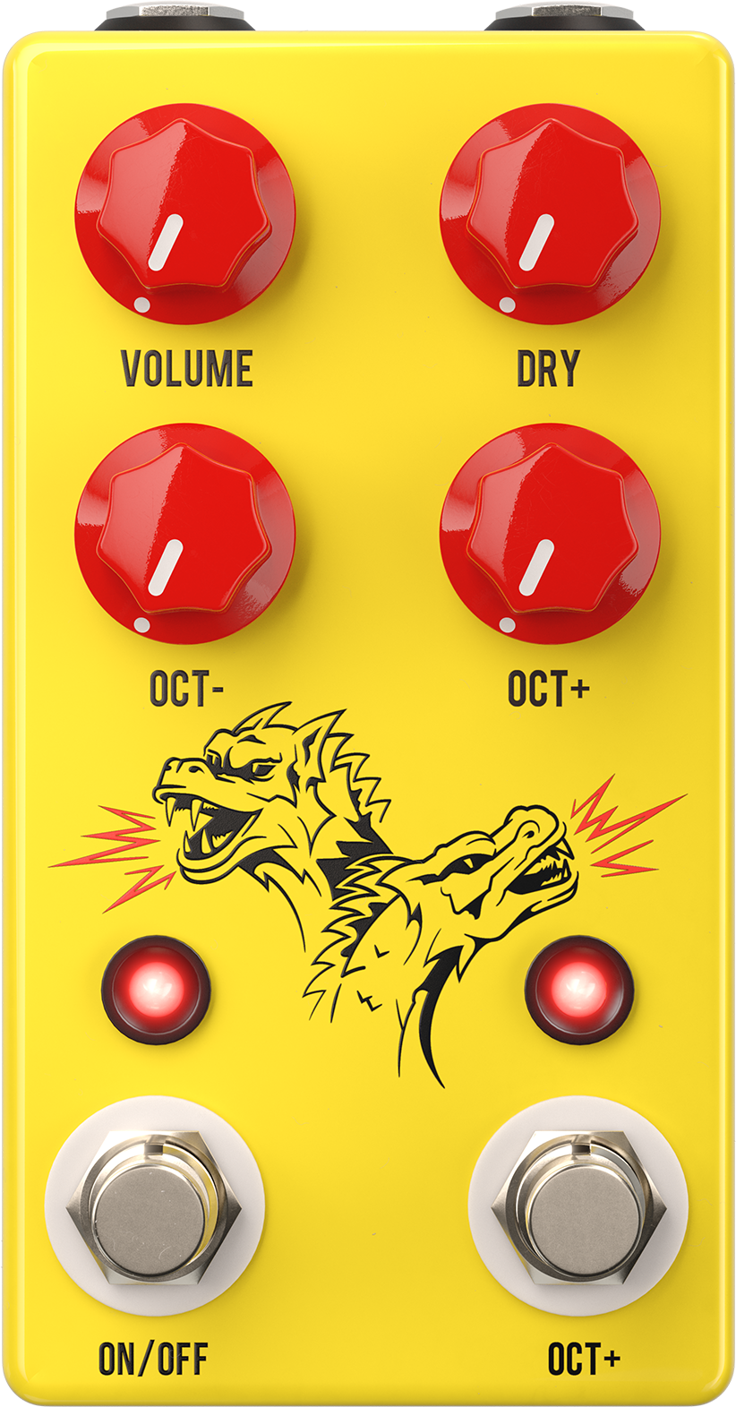Jhs Double Dragon Octaver - Modulation/chorus/flanger/phaser en tremolo effect pedaal - Main picture
