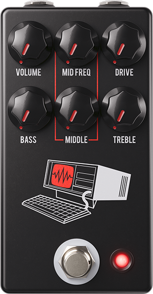 Jhs Hard Drive Black - Overdrive/Distortion/fuzz effectpedaal - Main picture