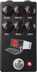 Overdrive/distortion/fuzz effectpedaal Jhs Hard Drive Black