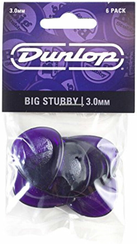 Jim Dunlop 475p3 Big Stubby Players Pack 3mm 6-set - Plectrum - Main picture
