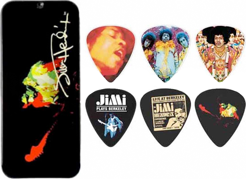 Jim Dunlop Jh-pt04h - Lot De 12 Jimi Hendrix Band Of Gypsies - Plectrum - Main picture