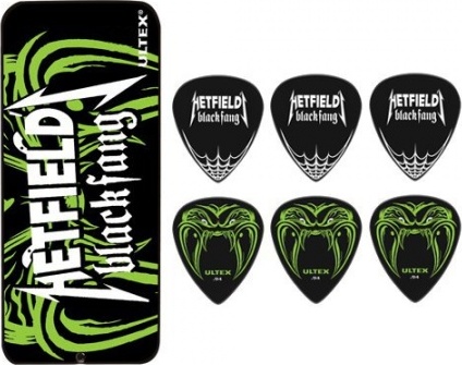 Jim Dunlop Lot De 6 James Hetfield Blackfang Ultex Collector Box 0.94mm - Plectrum - Main picture