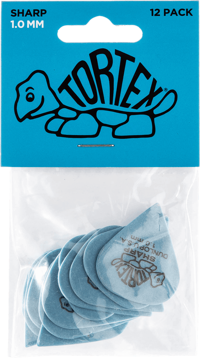 Jim Dunlop Tortex Sharp - 1,00mm Pack De 12 - Plectrum - Main picture