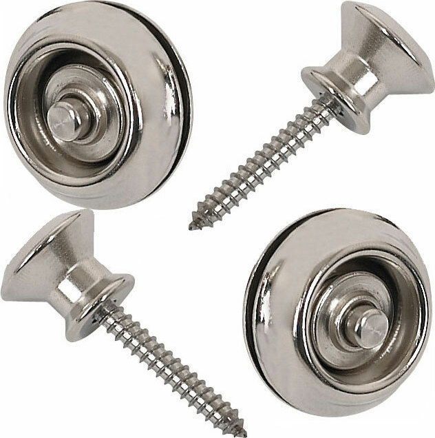 Jim Dunlop Traditional Set Nickel 2 Pieces - Straplock knop - Main picture