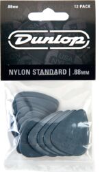 Plectrum Jim dunlop Nylon Standard 44 88mm Set (x12)
