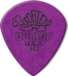 Plectrum Jim dunlop Tortext Jazz III 472RH3 - heavy 3