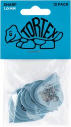 Plectrum Jim dunlop 412P100 Tortex Sharp Pack de 12 - 1.00mm