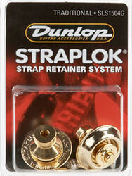 Straplock knop Jim dunlop StrapLok Traditional Set SLS1504 - Gold