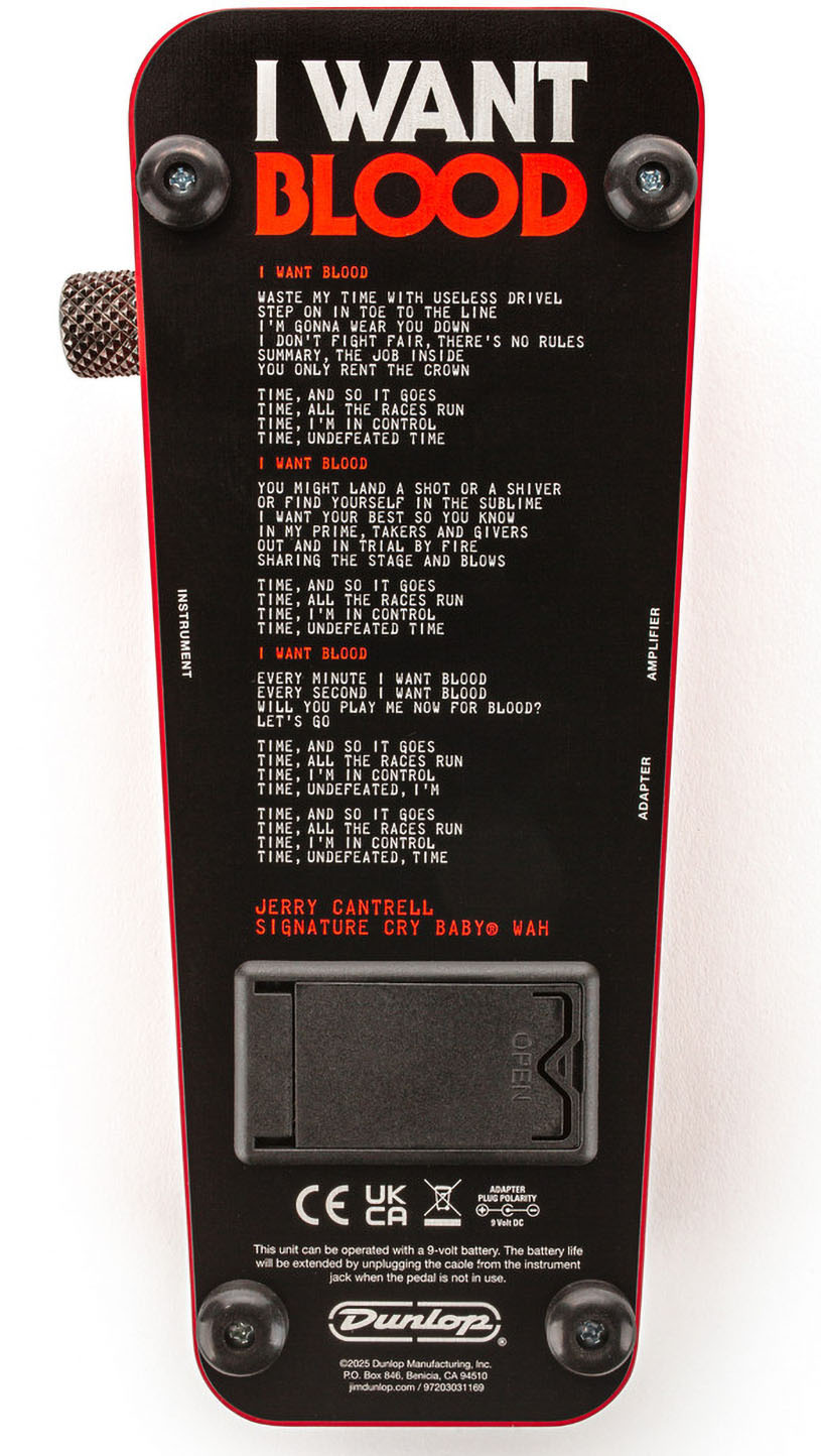 Jim Dunlop Jerry Cantrell Signature I Want Blood Edition - Modulation/chorus/flanger/phaser en tremolo effect pedaal - Variation 4