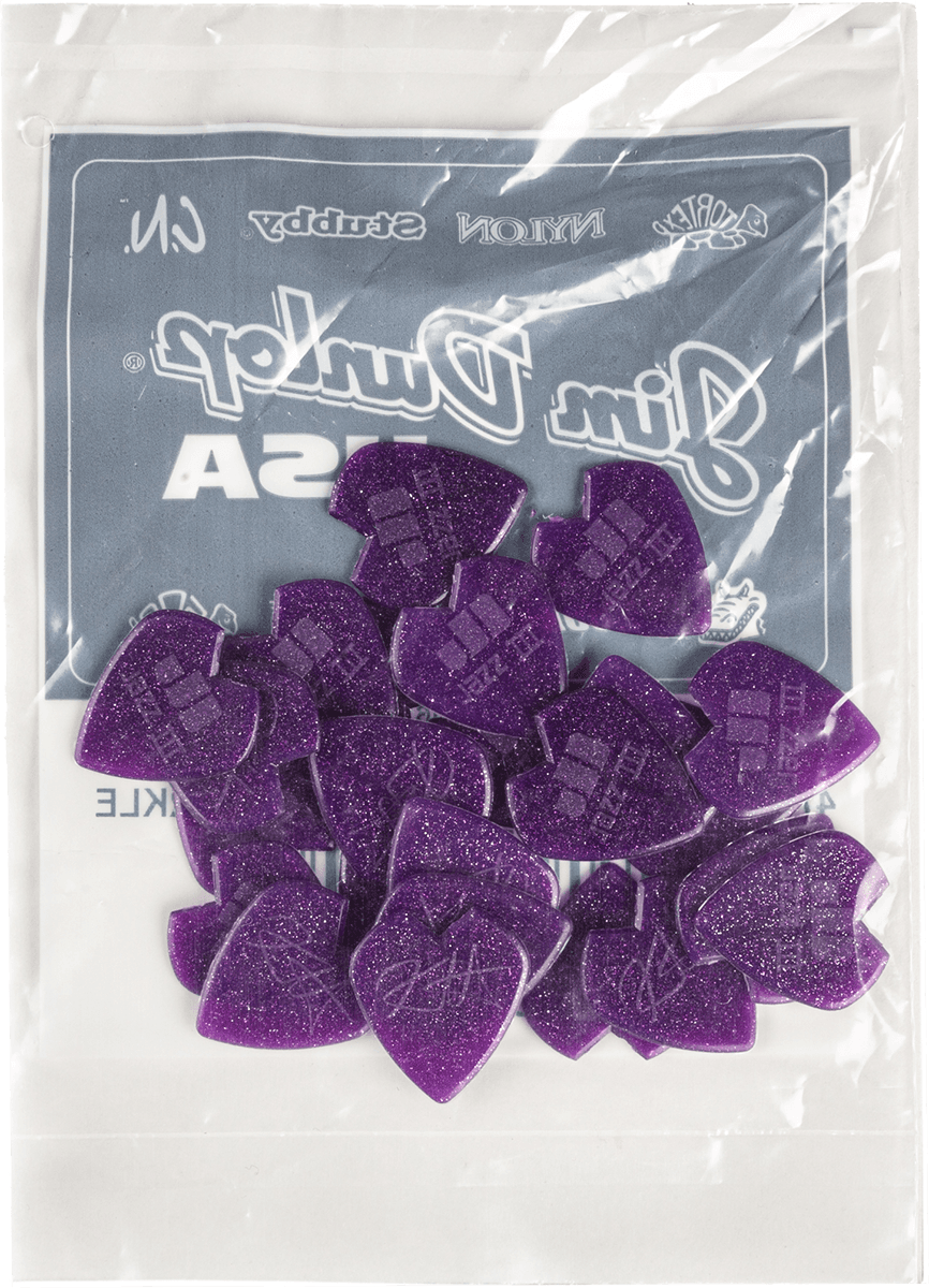 Jim Dunlop Kirk Hammett Jazz Iii Pick Purple Sparkle X24 - Plectrum - Variation 1