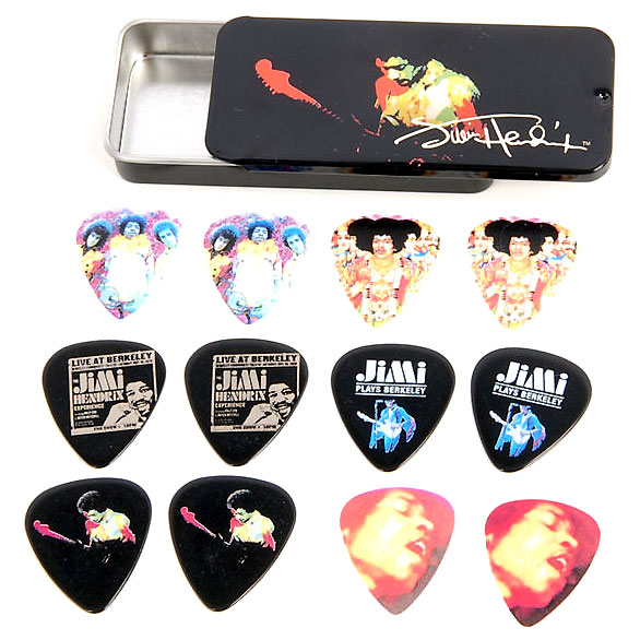 Jim Dunlop Jh-pt04h - Lot De 12 Jimi Hendrix Band Of Gypsies - Plectrum - Variation 1