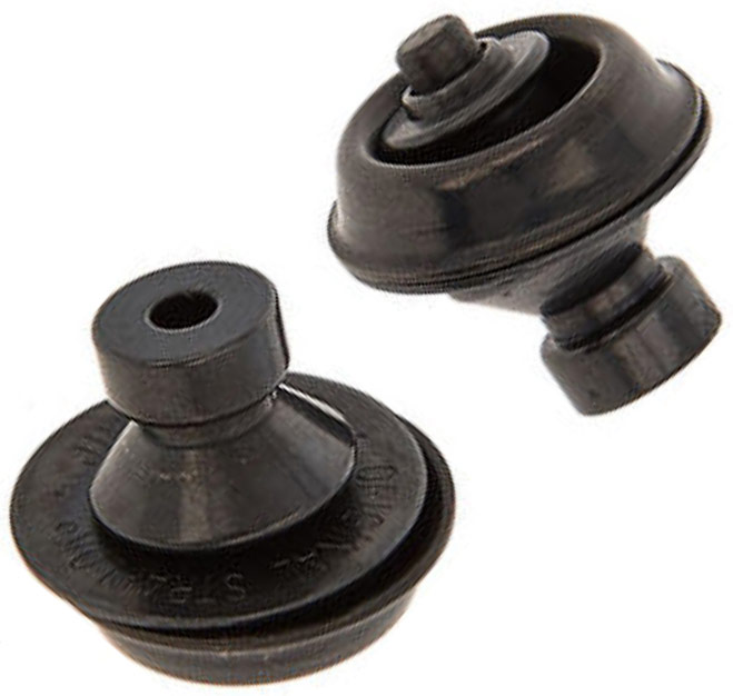 Jim Dunlop Straplok Strap Retainers Traditional Sls1503bk Black X2 - Straplock knop - Variation 1