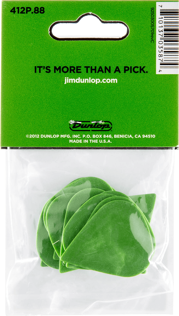 Jim Dunlop Tortex Sharp - 0.88mm Pack De 12 - Plectrum - Variation 1