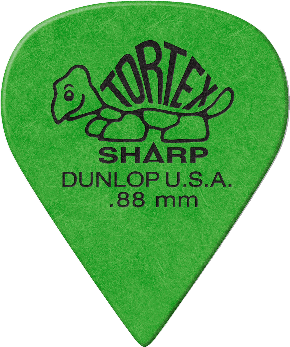 Jim Dunlop Tortex Sharp - 0.88mm Pack De 12 - Plectrum - Variation 2
