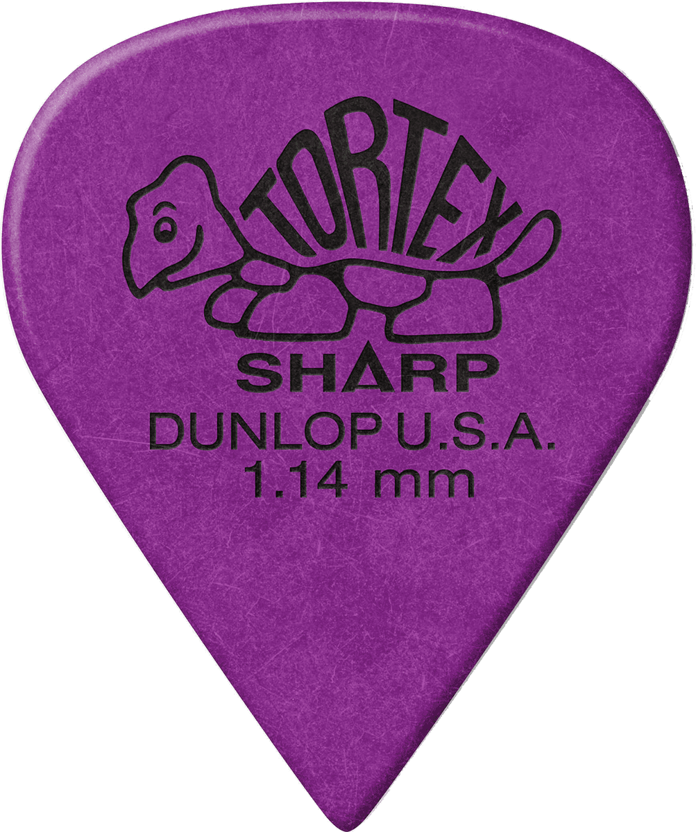 Jim Dunlop Tortex Sharp Pack De 12 - 1,14mm - Plectrum - Variation 2