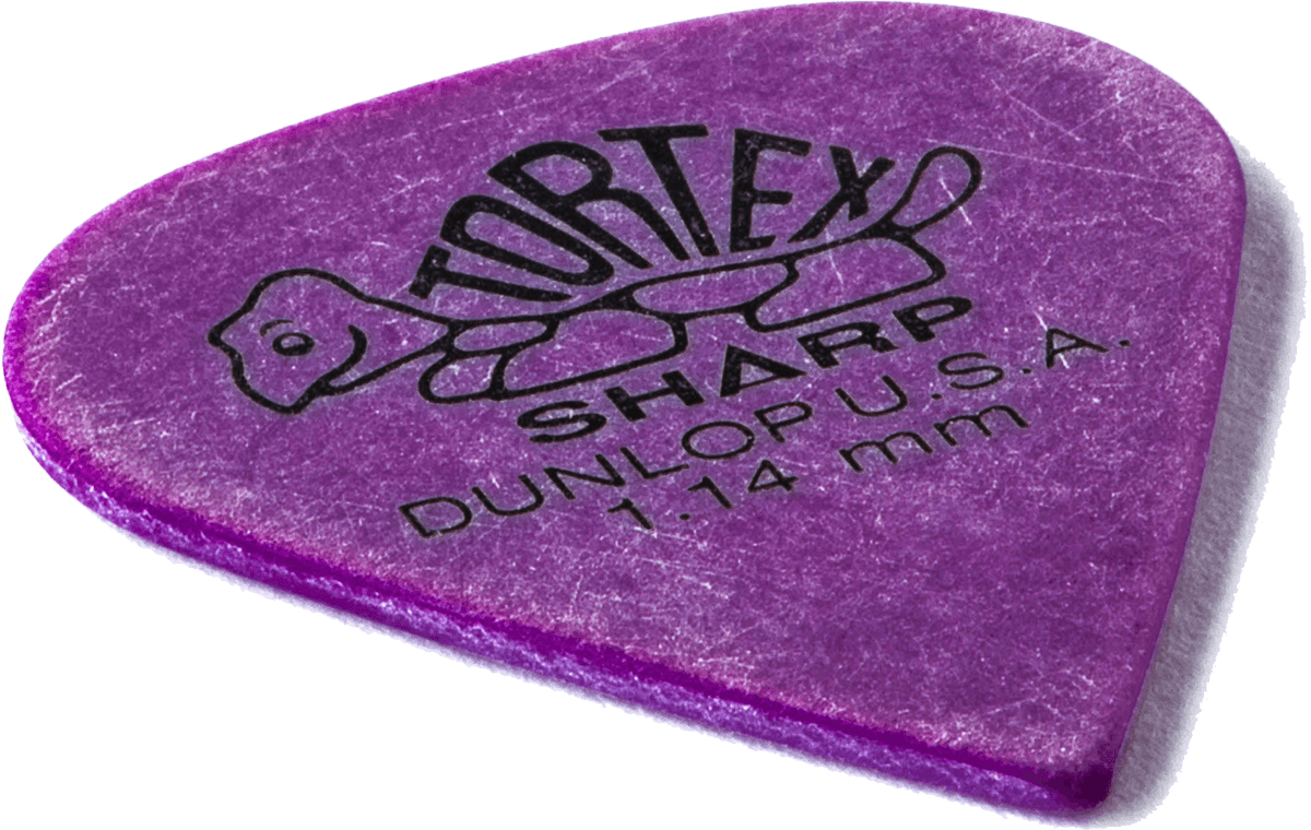 Jim Dunlop Tortex Sharp Pack De 12 - 1,14mm - Plectrum - Variation 3