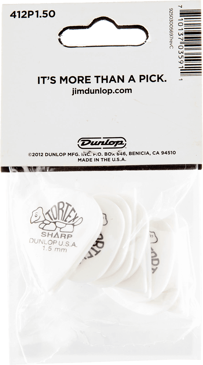 Jim Dunlop Tortex Sharp - Pack De 12 - Plectrum - Variation 1