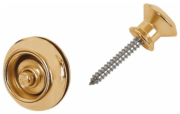 Jim Dunlop Traditional Set Gold 2 Pieces - Straplock knop - Variation 1