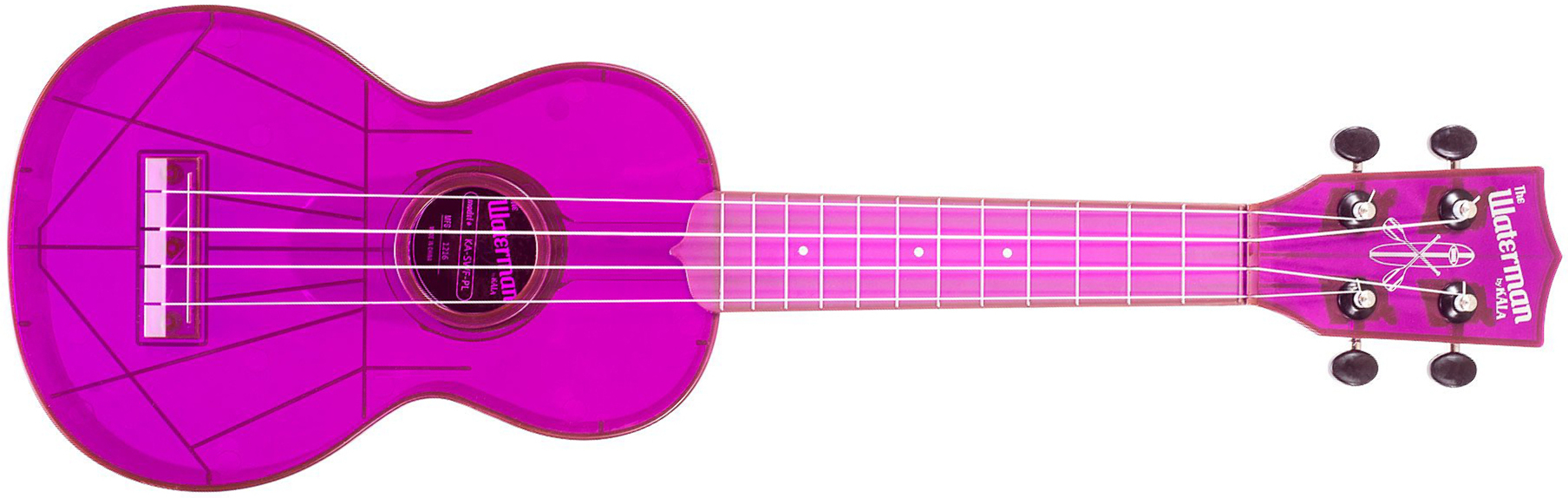 Kala Ka-swf-pl The Waterman Soprano Tout Abs Composite - Fluorescent Purple Grape - Ukulele - Main picture