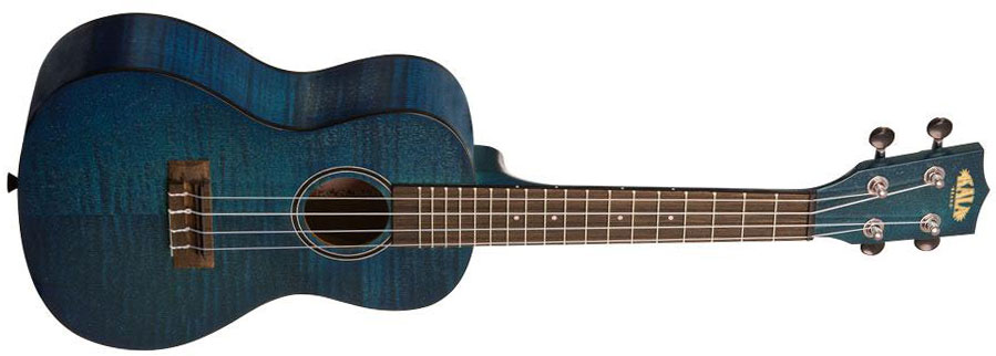 Kala Exotic Mahogany Concert Tout Acajou Rw - Blue - Ukulele - Variation 1