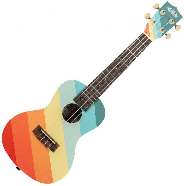 Ukulele Kala Surf Far Out Concert multicolor custom