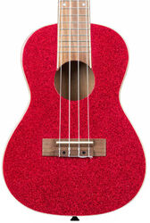 Ukulele Kala Sparkle Concert - Ritzy red