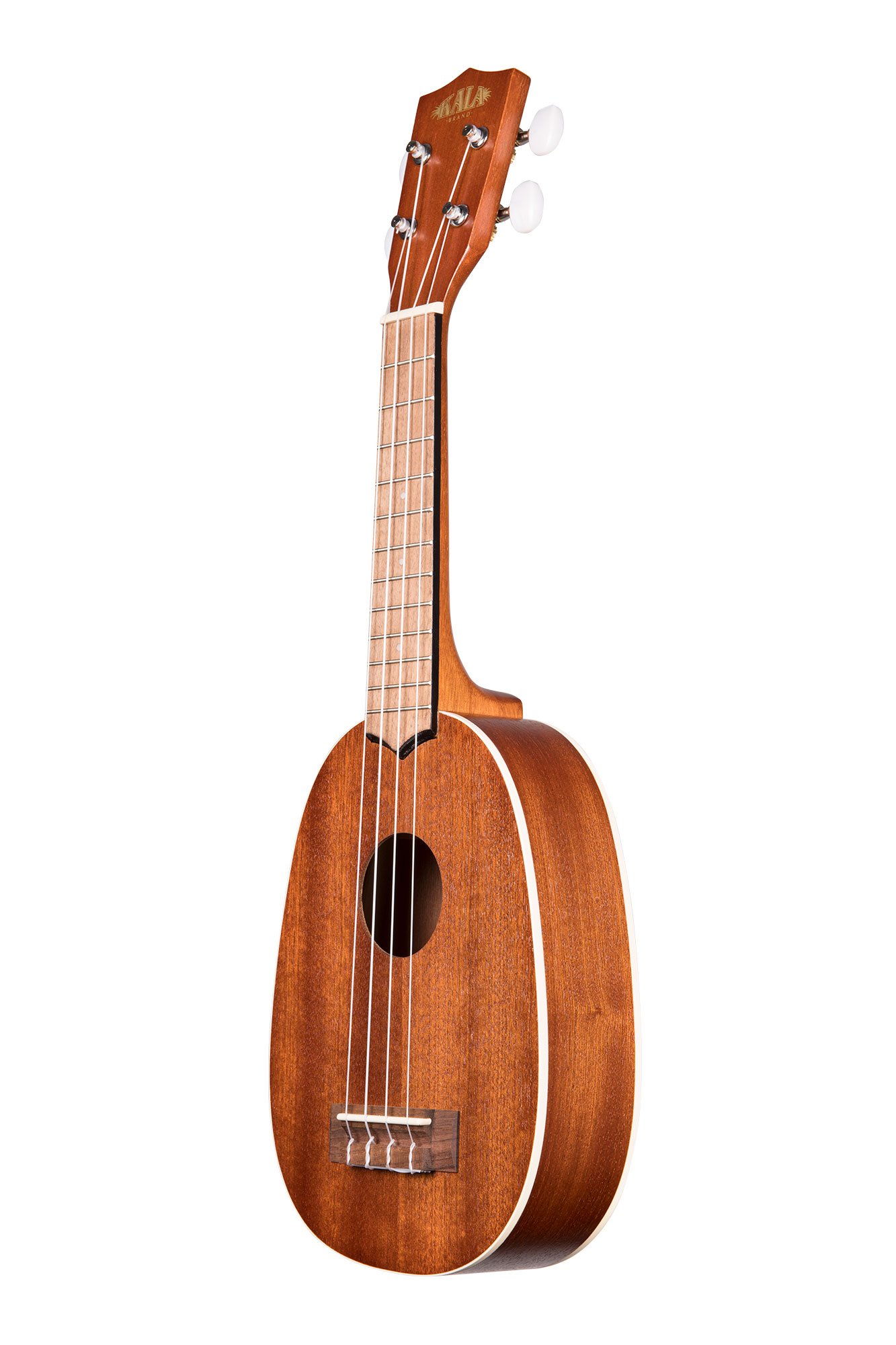 Kala Ka-p Satin Mahogany Pineapple Soprano Tout Acajou Wal +housse - Natural - Ukulele - Variation 1