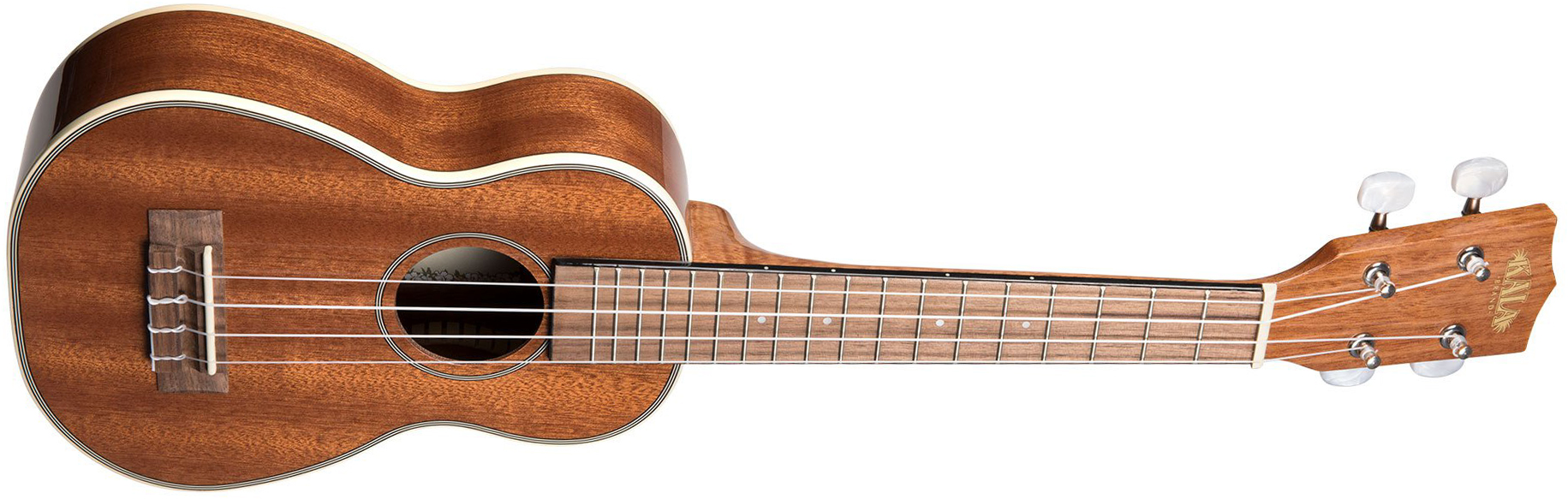 Kala Ka-slng Gloss Mahogany Long Neck Soprano Tout Acajou Rw +housse - Natural - Ukulele - Variation 1