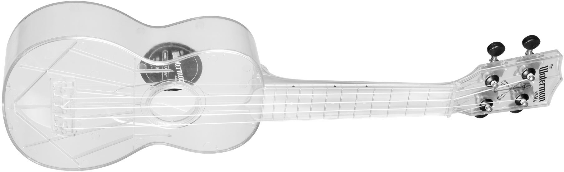 Kala Ka-swt The Waterman Soprano Tout Abs Composite - Transparent Ice - Ukulele - Variation 1