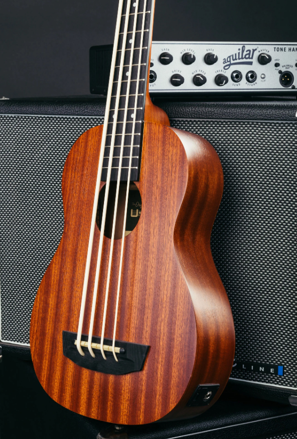 Kala Ubass-wndr-fs Wanderer Acoustic-electric U.bass Tout Acajou Lau - Natural Satin - Akoestische bas - Variation 3