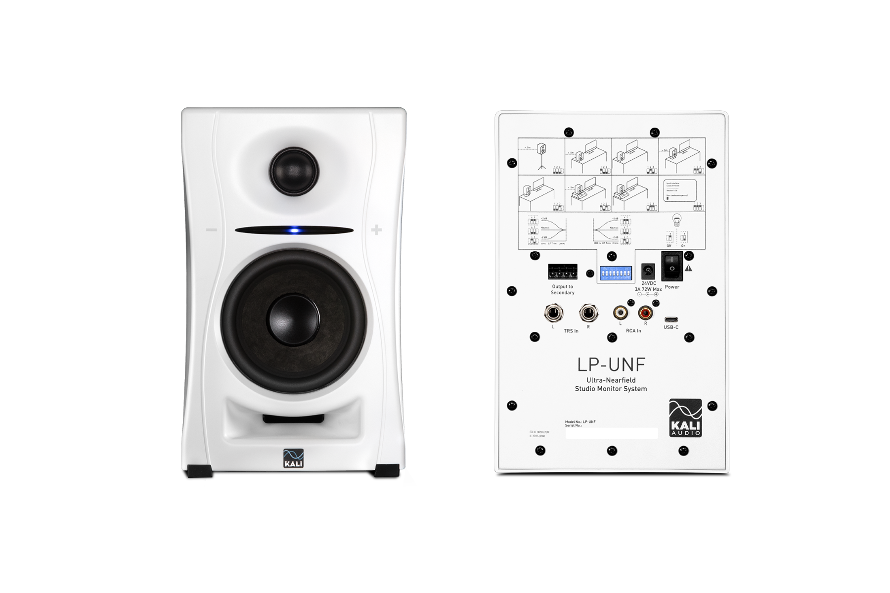 Kali Audio Lp-unf White - La Paire - Actieve studiomonitor - Variation 4
