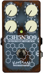 Overdrive/distortion/fuzz effectpedaal Kardian C3H5N3O9 Nitroglycerin Overdrive Distortion