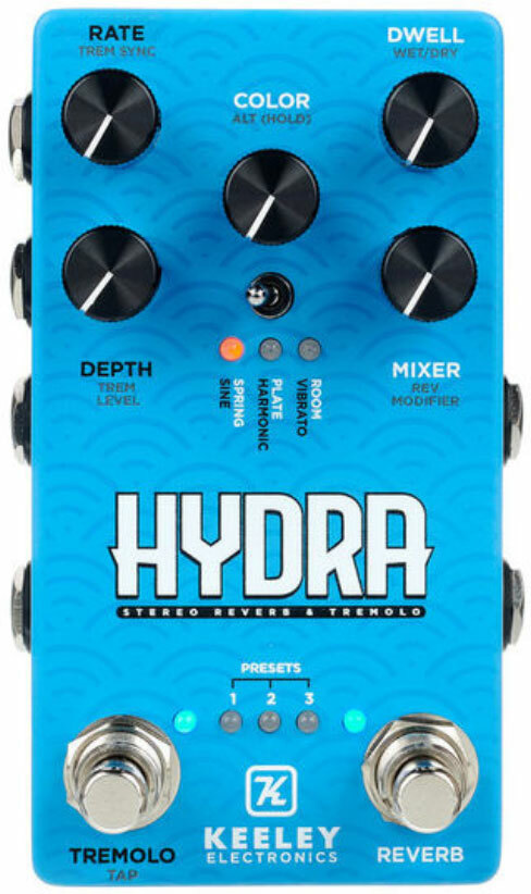 Keeley  Electronics Hydra Stereo Reverb & Tremolo - Reverb/delay/echo effect pedaal - Main picture
