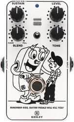 Compressor/sustain/noise gate effect pedaal Keeley  electronics Compressor Plus Custom Shop PWKY