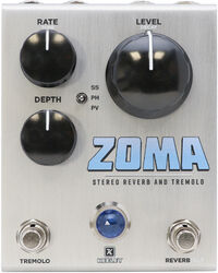 Reverb/delay/echo effect pedaal Keeley electronics Zoma Stereo Reverb & Tremolo