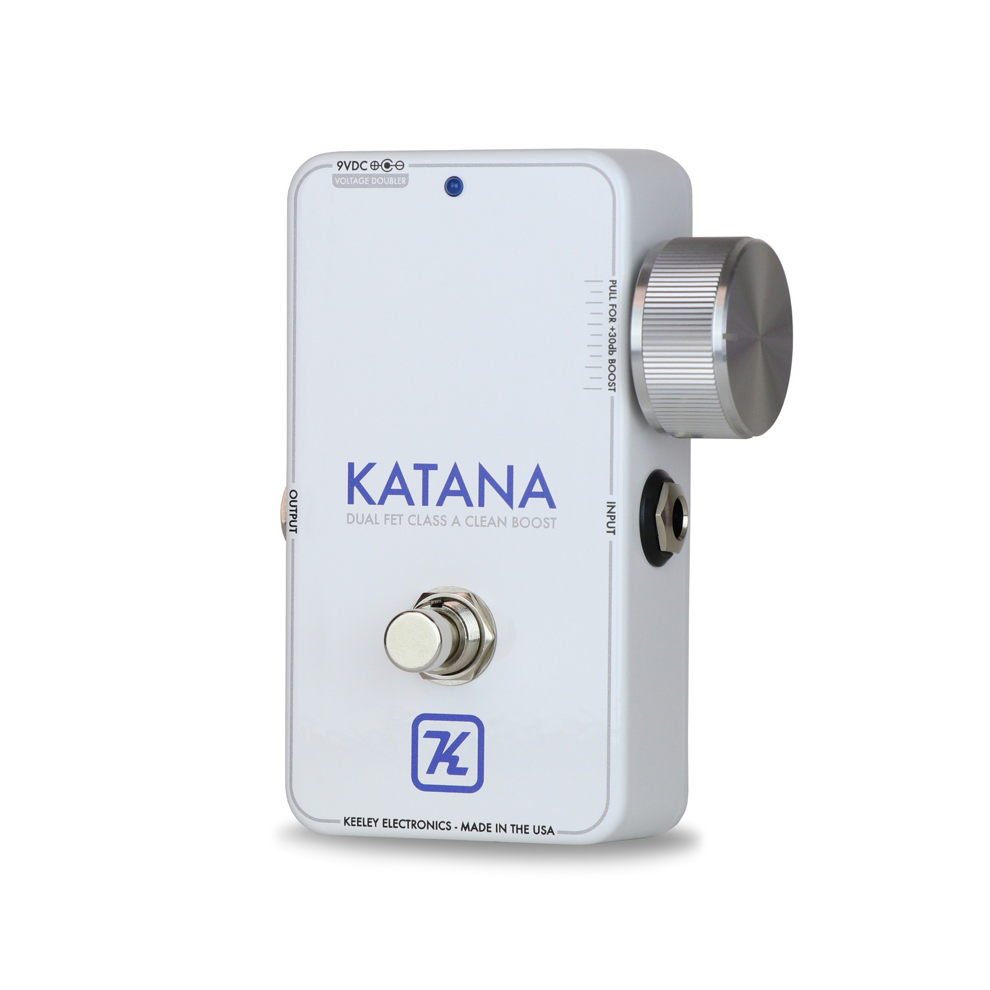 Keeley  Electronics Katana Serie Limitee Blanc - Volume/boost/expression effect pedaal - Variation 1