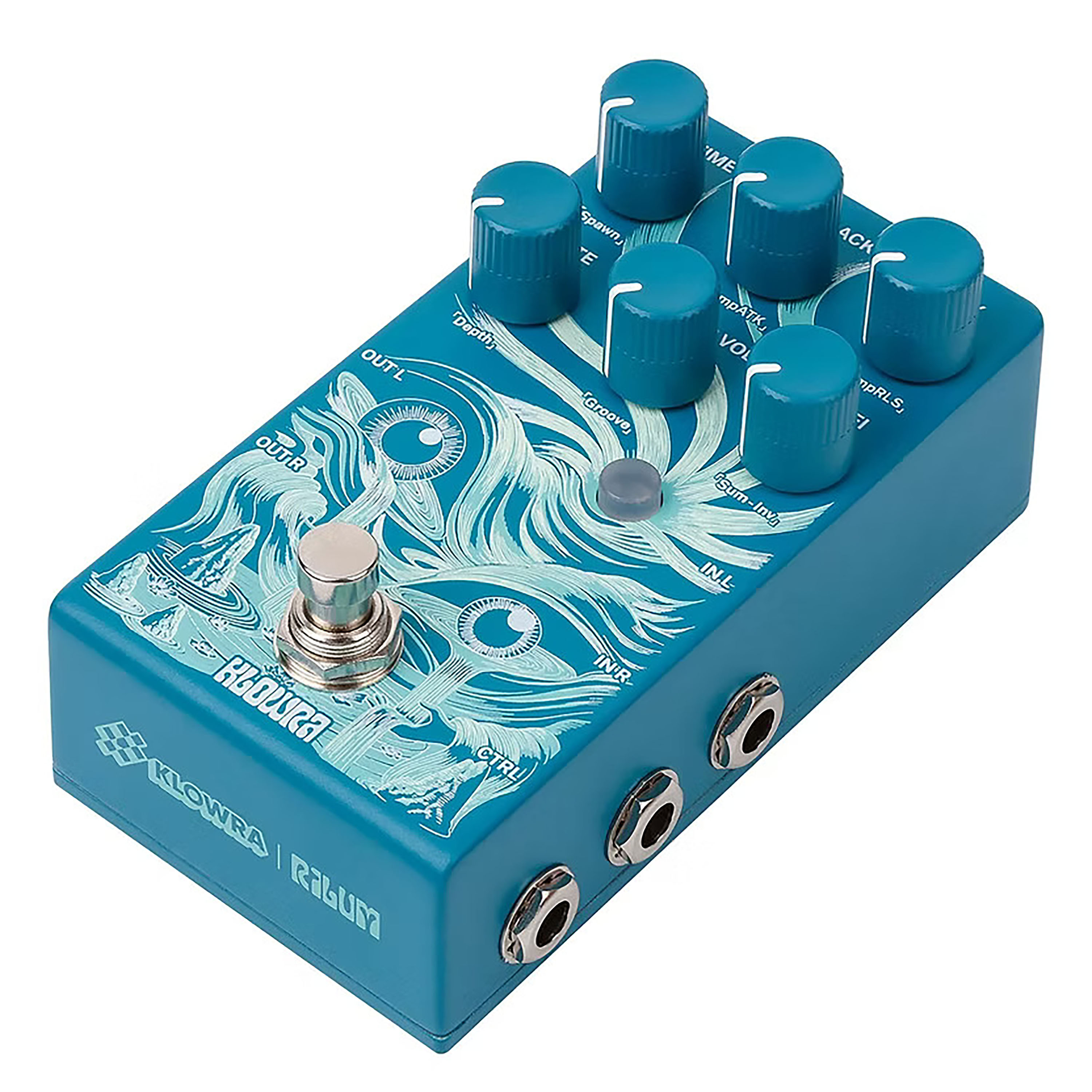 Klowra Kbs-05 Rilum Multi-head Delay - Reverb/delay/echo effect pedaal - Variation 2