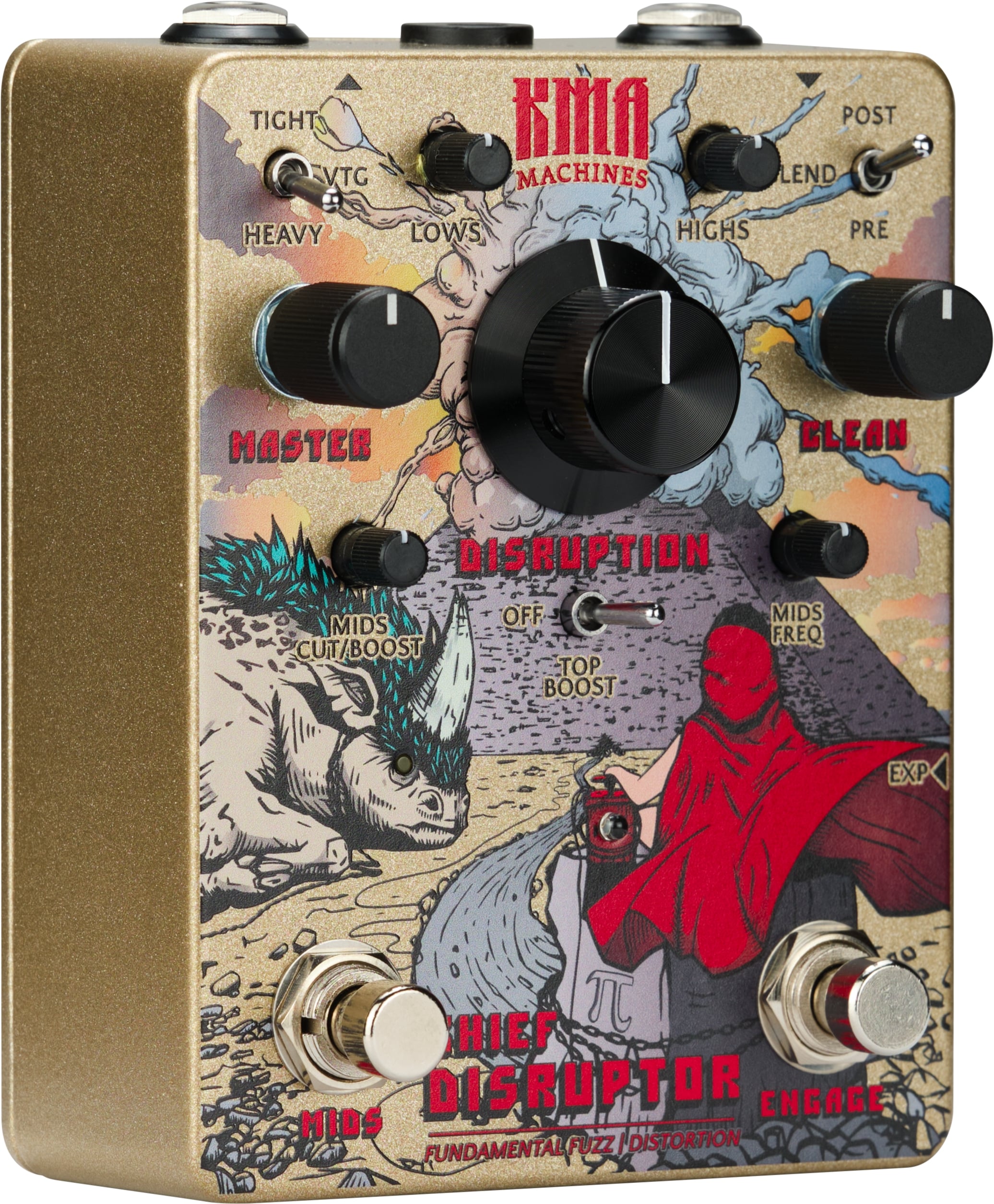 Kma Chief Disruptor - Overdrive/Distortion/fuzz effectpedaal - Variation 1