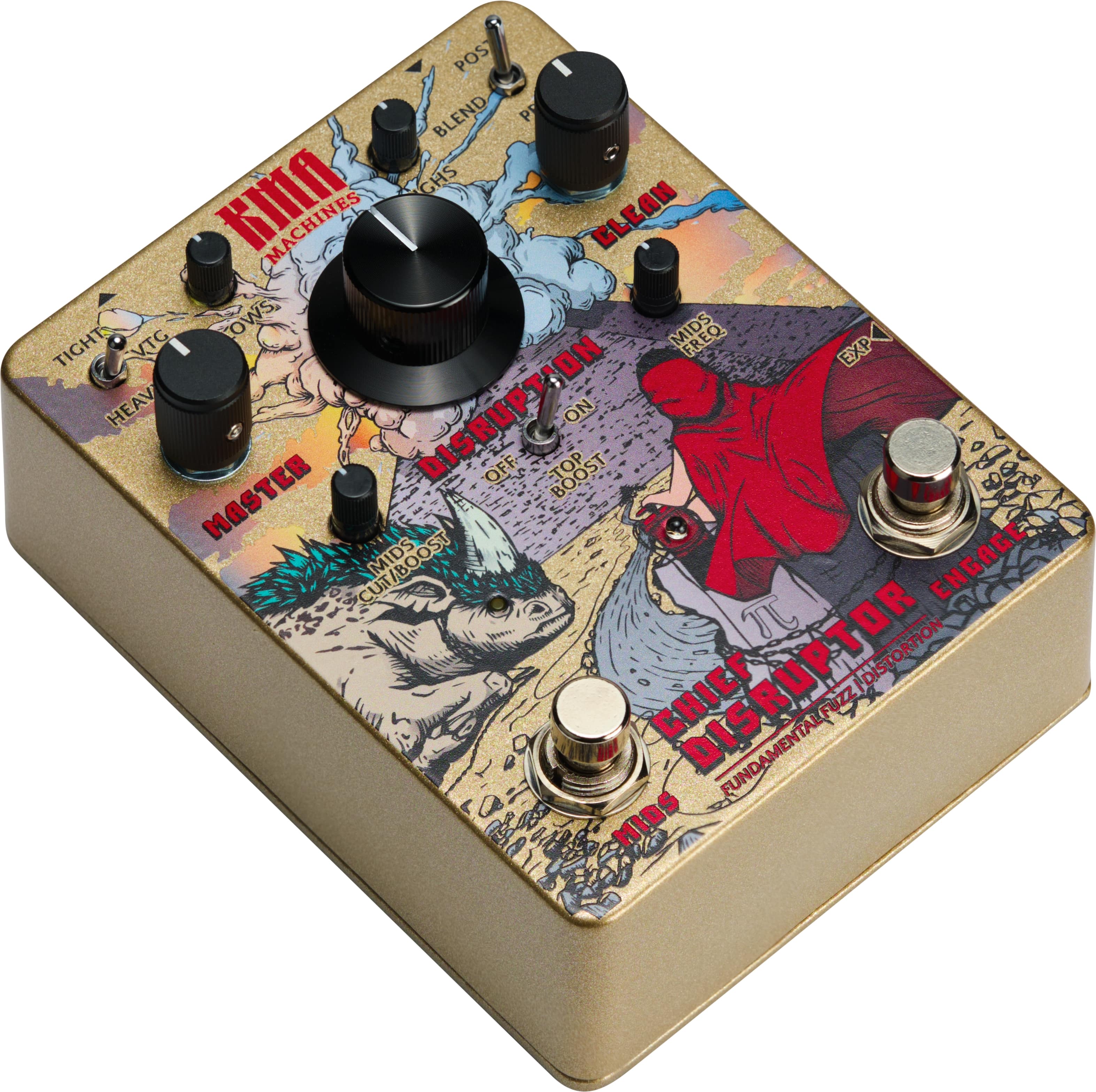 Kma Chief Disruptor - Overdrive/Distortion/fuzz effectpedaal - Variation 2