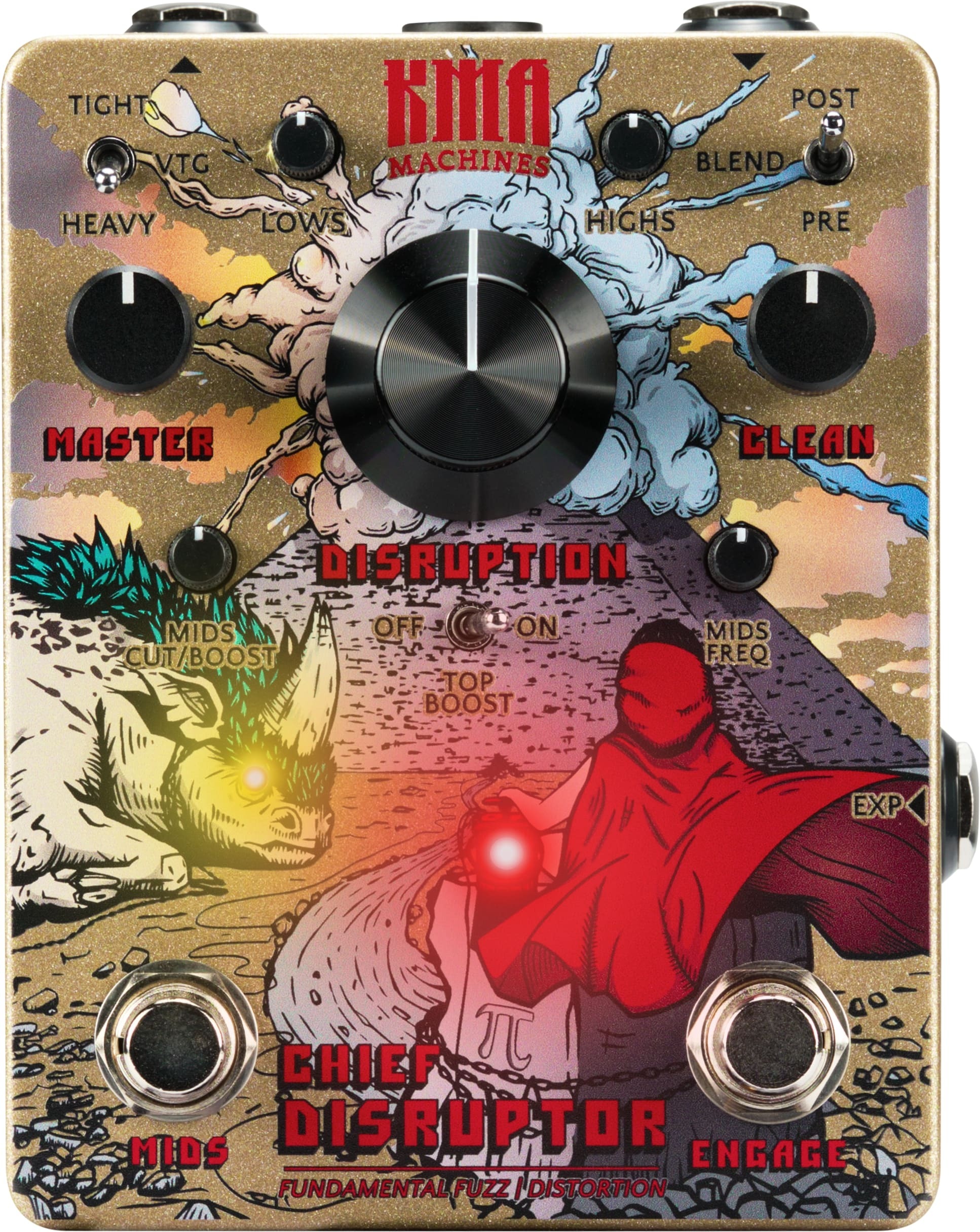 Kma Chief Disruptor - Overdrive/Distortion/fuzz effectpedaal - Main picture