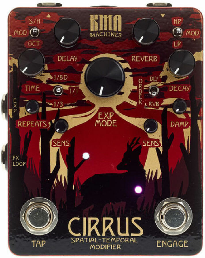 Kma Cirrus Delay Reverb - Reverb/delay/echo effect pedaal - Main picture