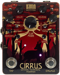 Reverb/delay/echo effect pedaal Kma audio machines Cirrus Delay/Reverb